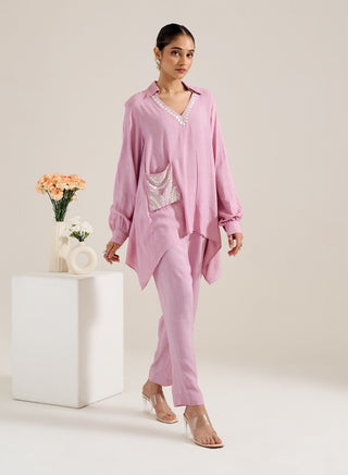 Ankuri lilac ombre top and pant