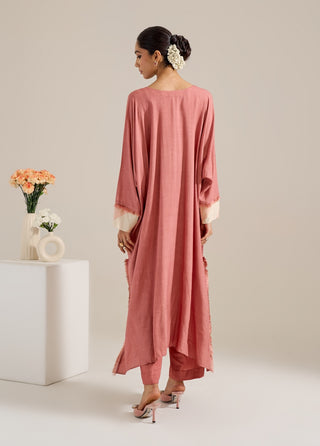 Gulab salmon kurta and pants