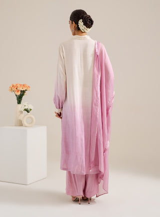 Kamal lilac ombre kurta set