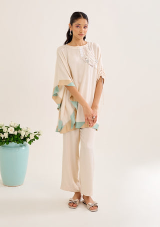 Mallika ivory top and pant