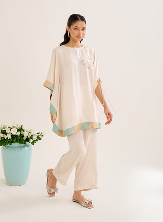 Mallika ivory top and pant