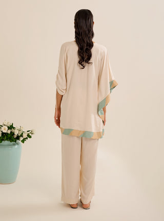 Mallika ivory top and pant