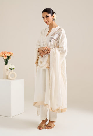 Mogra ivory kurta set