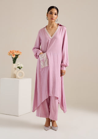 Ankuri lilac ombre kurta and pant