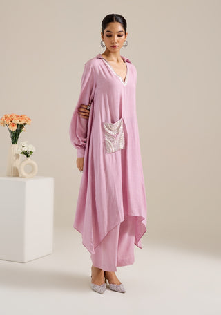 Ankuri lilac ombre kurta and pant