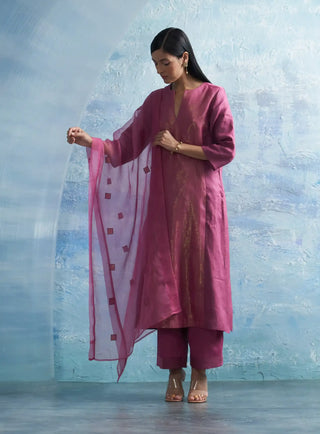 Auraa grape pink kurta set