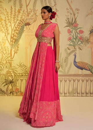 Rani bhandhini anarkali lehenga set