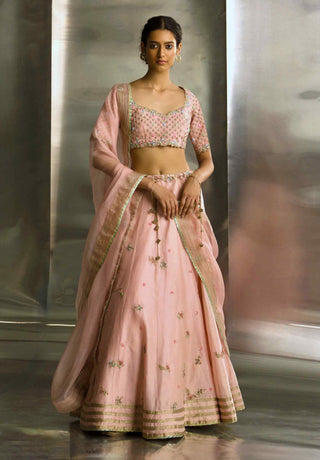 Light pink lehenga set