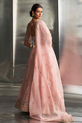 Light pink lehenga set