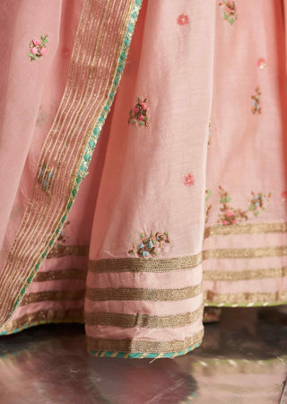 Light pink lehenga set