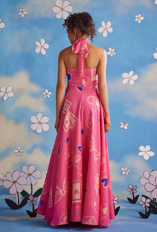 Alice in wonderland pink dress