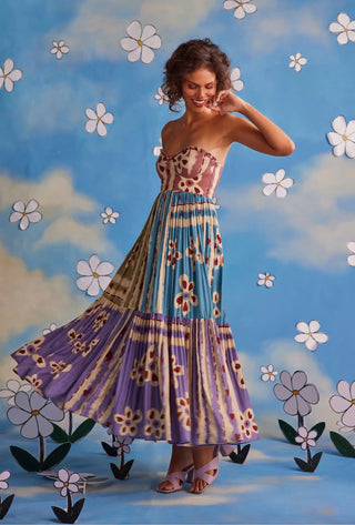 Whimsical wonder multicolor dress