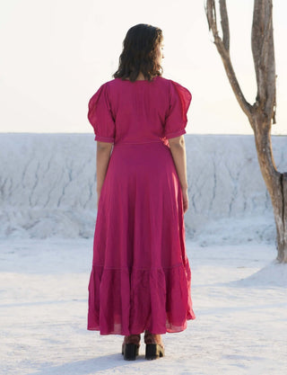 Raspberry magenta dress